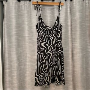Zara Cowl Neck Mini Slip Dress NWOT